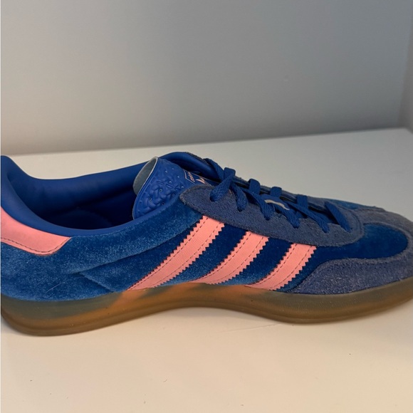 Adidas Gazelle Blue with Pink Stripes - Picture 5 of 7